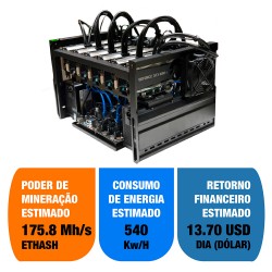 Rig de Mineração Personalizável até 6xGPUs - Datasonic