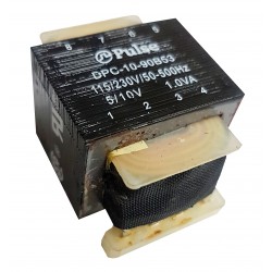 Transformador de Potência Pulse DPC-10-90B53 115V-230V 5V-10V 1.0VA