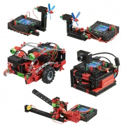 Kit de robotica Fischertech - 20 modelos 670 peças