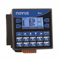 CLP com IHM incorporado NOVUS EXLe HE-XE106 12ED / 12SD / 06EA / 04SA + Kit Cabo