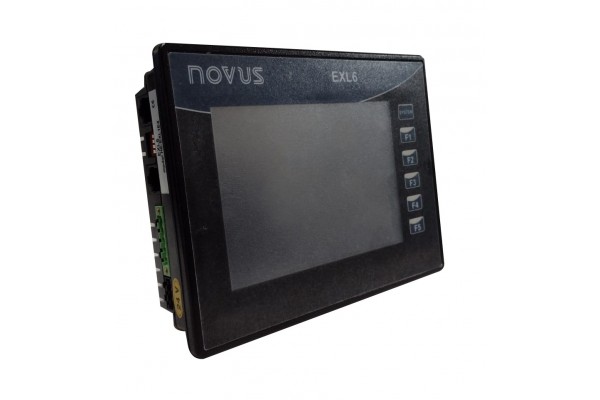 CLP com IHM incorporado NOVUS EXL6 HE-EXL1E4 24ED / 16SD / 02EA