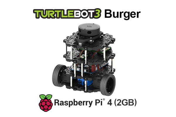 Robô Raspberry Pi 4 TURTLEBOT3 Burger Robotis RPi4 2GB