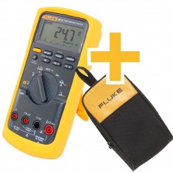 Multímetro Digital Industrial Fluke 87 V True-RMS com termômetro + Case Fluke C25 
