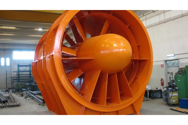 Ventilador axial industrial série VAO - com pás de passo ajustável