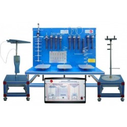 Bancada Didática Antena para treinamento controlado por computador Edibon EANC