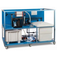 Bancada Didática Prensa de filtro de chapa e quadro controlada por computador Edibon AFPMC