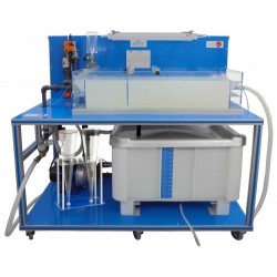 Bancada Didática para Estudo de Sedimentação Controlado por Computador Edibon PDSC