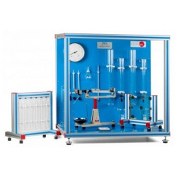 Bancada Didática para estudo da Propriedade dos Fluidos Edibon FME35