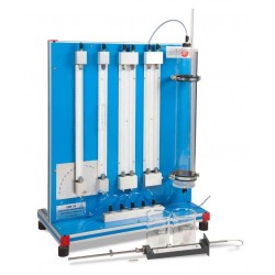 Bancada Didática para estudo de Fluidos Estáticos e Manometria Edibon FME34