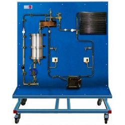 Bancada Didática para estudo de um circuito de refrigeração com carga variável Edibon TRCAC