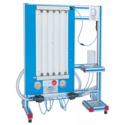 Bancada Didática para estudo do teorema de Venturi, Bernoulli e Cavitação Edibon FME22 