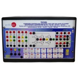 Bancada Didática para o Estudo de Eletrônica de Potência Controlado por Computador Edibon TECNEL 