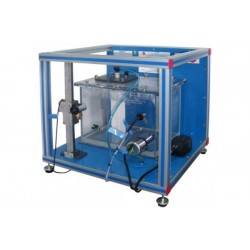 Bancada Didática para o Estudo do Coeficiente de Difusão e Transferência de Massa Gasosa, Controlado por Computador Edibon QDTGC