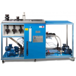 Bancada Didática para testes de bombas múltiplas, controlado por computador - 4 tipos de bombas – Edibon PBOC