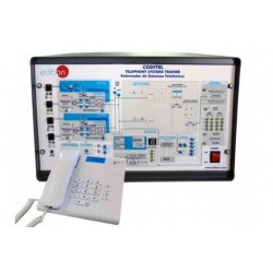 Bancada Didática para treinamento de telefone Edibon CODITEL