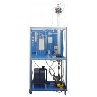 Bancada Didática de Coluna de Absorção de Gases, Controlada por Computador Edibon CAGC