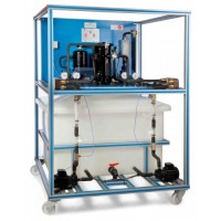 Bancada Didática de Refrigeração por Compressão de Vapor Controlada por Computador Edibon TRCVC