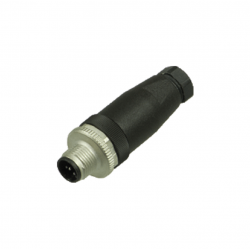 Conector Macho M12 5 pinos Pepperl Fuchs V15S-G-PG9